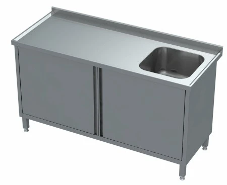 Stół ze Zlewem Szafka z Drzwiami Otwieranymi 800x700x850(h) mm