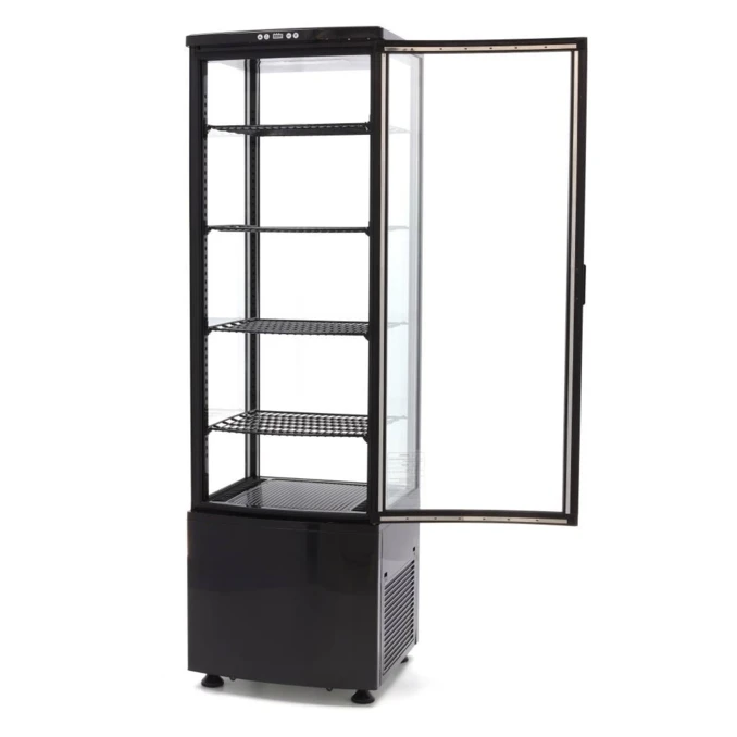 Witryna Chłodnicza Ekspozycyjna | Sklepowa 235l  | BLACK