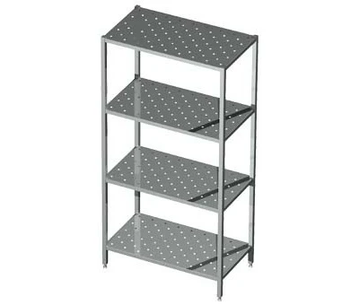 Regał magazynowy perforowany 4-półkowy spawany 900x400x1800(h)mm