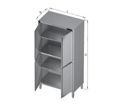 Szafa Magazynowa 2-drzwiowa Podzielna 800x700x1800(h)mm