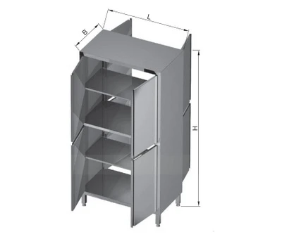 Szafa Przelotowa drzwi 4-skrzydłowe 1200x600x2000(h) mm