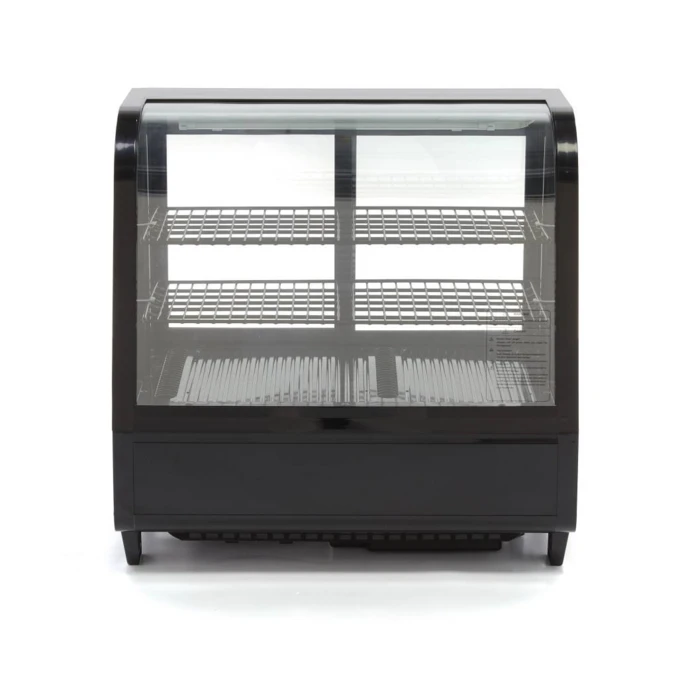 Witryna Chłodnicza Ekspozycyjna 100 l Czarna (temp. +2/+12°C)
