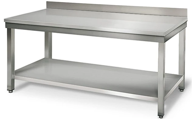 Stół Przyścienny  z Półką 800x600x850(h)mm skręcany