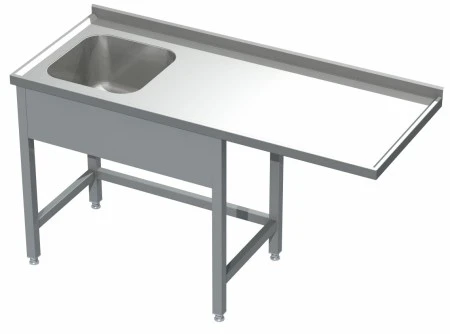 Stół ze Zlewem i Miejscem na Zmywarkę 1800x700x850(h)mm.