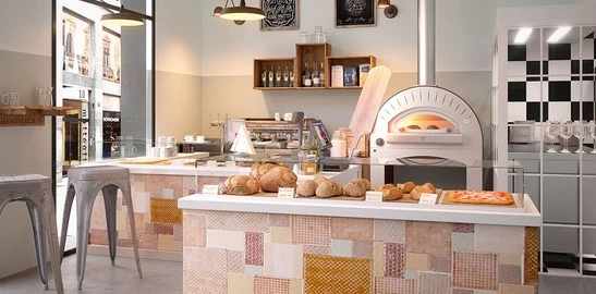 Piec Gazowy do Pizzy na podstawie jezdnej | Quattro PRO | Hybrid | ALFA FORNI - Commercial