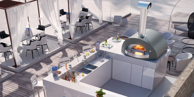 Piec Gazowy do Pizzy | Quattro Top | Hybrid | ALFA FORNI - Commercial