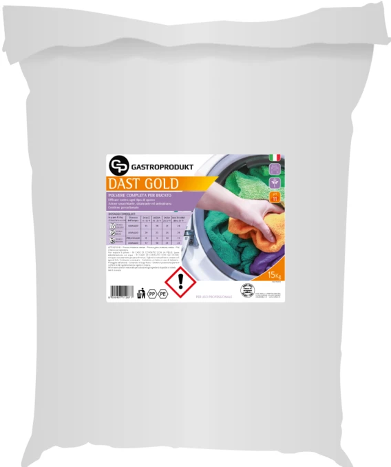 Profesjonalny proszek do prania 15kg | GP.DAST GOLD PREMIUM