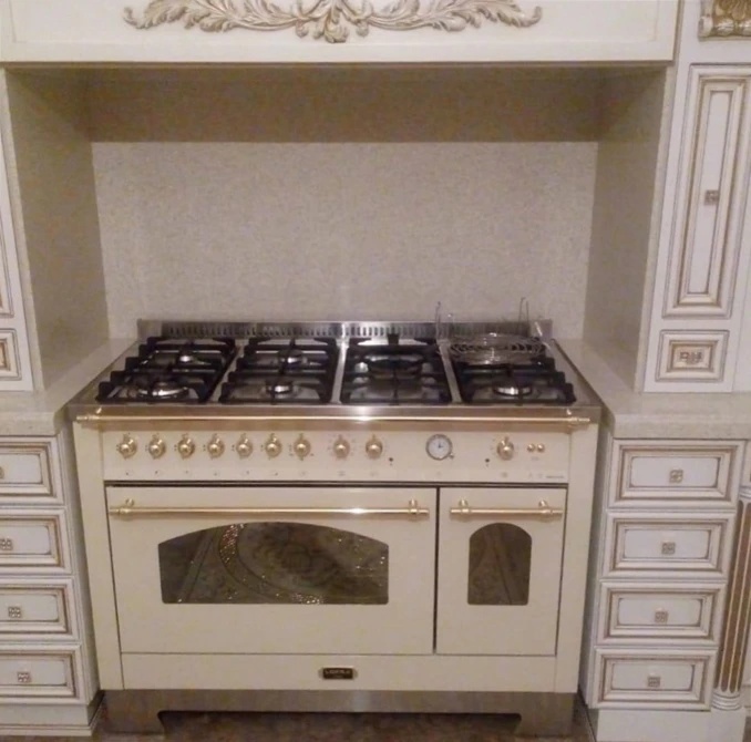 ZESTAW LOFRA | Kuchnia Gazowa | DOLCEVITA 120 | AVORIO | RBID126MFT+E/2AEO/Z