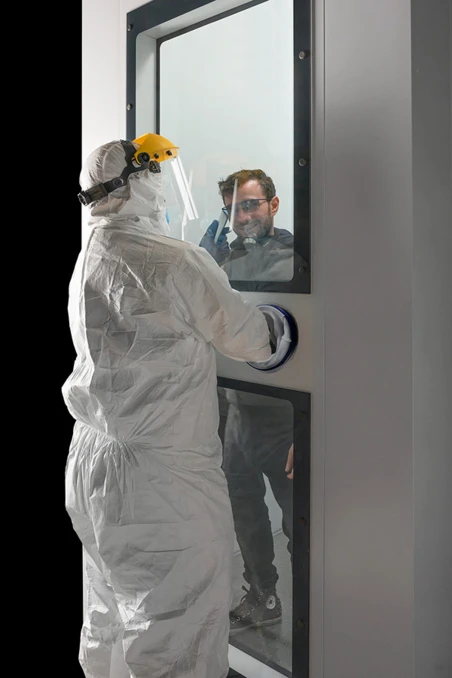 Komora izolacyjna do pobierania próbek - testów INOX | Coronavirus