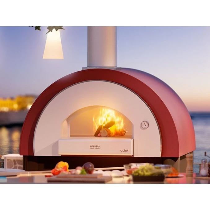 Piec do Pizzy opalany drewnem | Quick Top | ALFA FORNI - Commercial