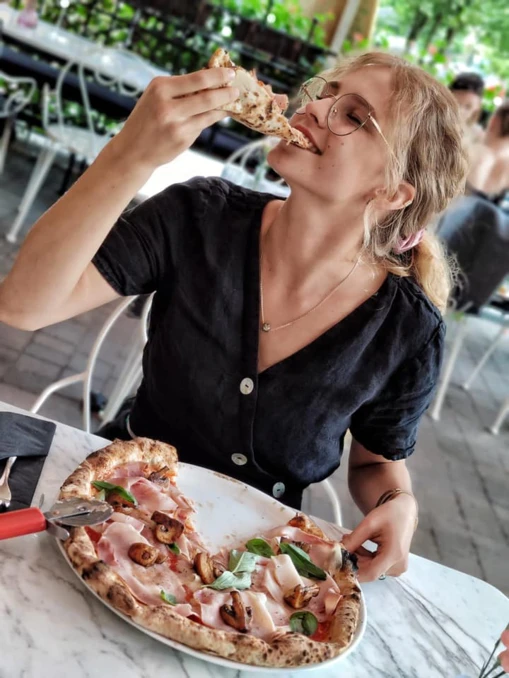 Piec obrotowy do pizzy elektryczny | GALADRI BLACK - 6 x Ø 300mm