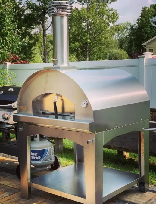 FONTANA - PIEC DO PIZZY OGRODOWY | OPALANY DREWNEM | MANGIAFUOCO | INOX