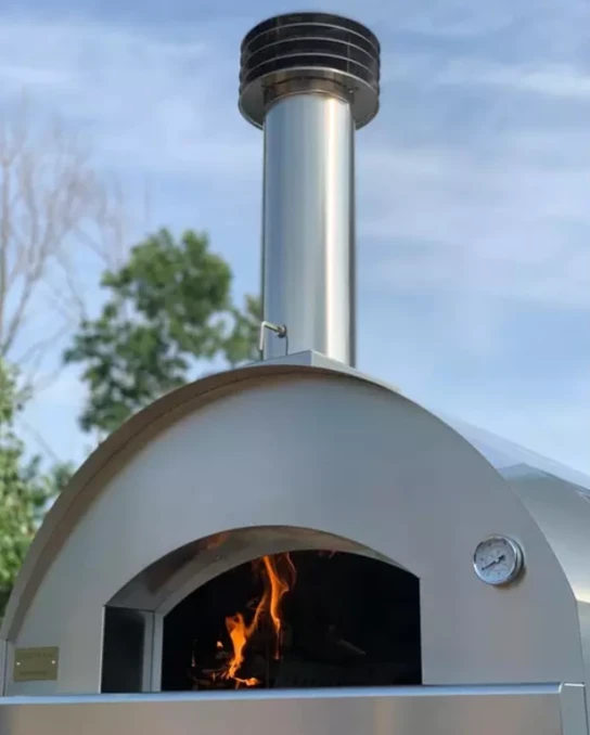 FONTANA - PIEC DO PIZZY OGRODOWY | OPALANY DREWNEM | MANGIAFUOCO | INOX