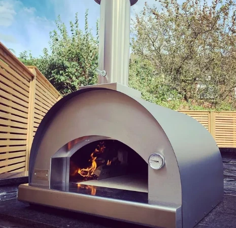 FONTANA - PIEC DO PIZZY OGRODOWY | OPALANY DREWNEM | MARGHERITA | TOP | GREY