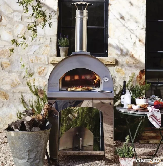 FONTANA - PIEC DO PIZZY OGRODOWY | GAZOWY | MARGHERITA | GREY