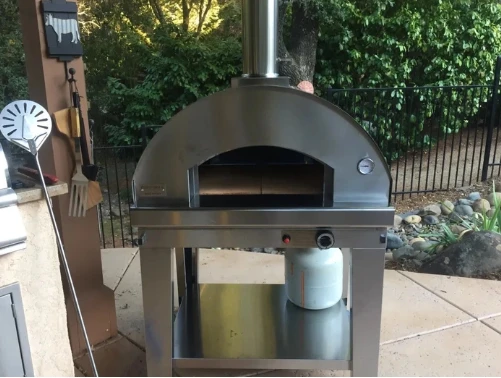 FONTANA - PIEC DO PIZZY OGRODOWY | GAZOWY | MANGIAFUOCO | TOP | INOX