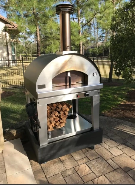 FONTANA - PIEC DO PIZZY OGRODOWY | GAZOWY | MANGIAFUOCO | TOP | INOX