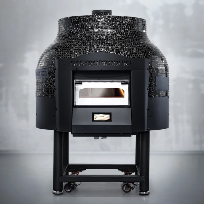 Piec obrotowy do pizzy elektryczny | GALADRI BLACK - 6 x Ø 300mm