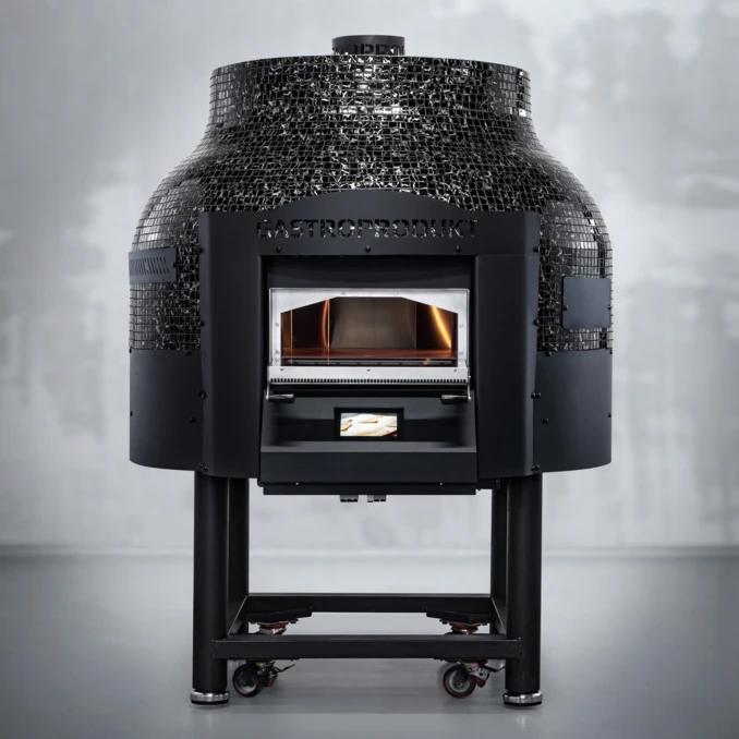 Piec obrotowy do pizzy elektryczny | GALADRI BLACK - 6 x Ø 300mm