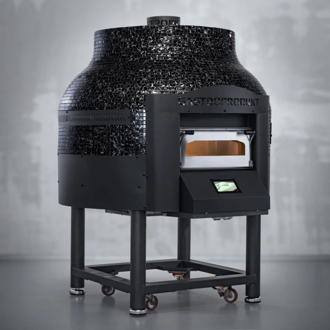 Piec obrotowy do pizzy elektryczny | GALADRI BLACK - 6 x Ø 300mm