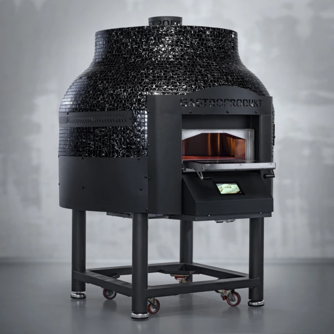 Piec obrotowy do pizzy elektryczny | GALADRI BLACK - 6 x Ø 300mm