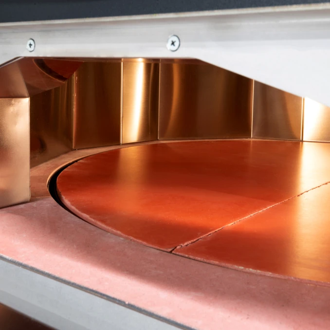 Piec obrotowy do pizzy elektryczny | GALADRI GOLD - 6 x Ø 300mm