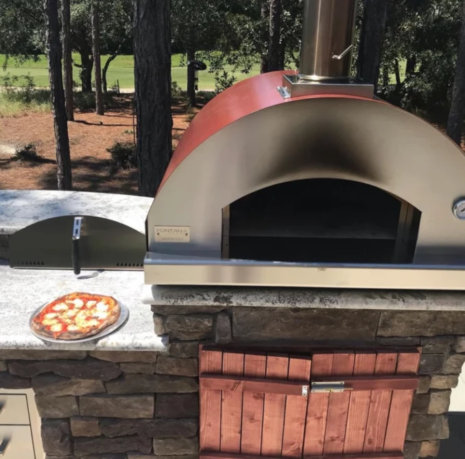 FONTANA - PIEC DO PIZZY OGRODOWY | OPALANY DREWNEM | MANGIAFUOCO | TOP | RED