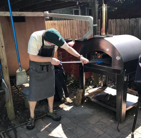 FONTANA - PIEC DO PIZZY OGRODOWY | OPALANY DREWNEM | MARINARA | GREY