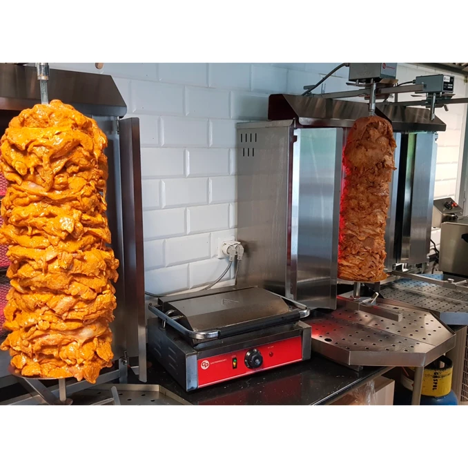 Grill opiekacz do kebaba gazowy KING 4 - PREMIUM