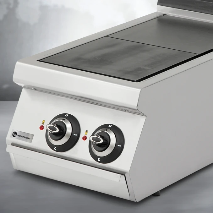 Kuchnia elektryczna gastronomiczna 2-płytowa SOLID | TIGER 900 | PREMIUM