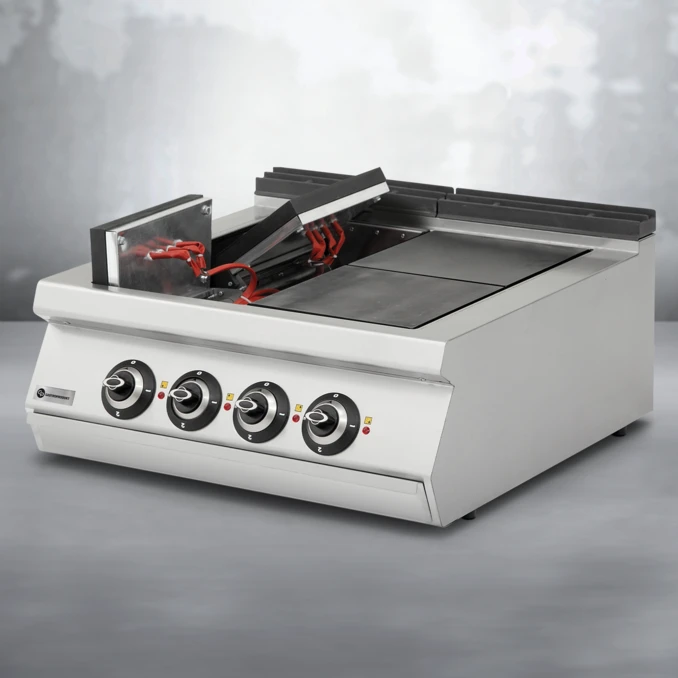 Kuchnia elektryczna gastronomiczna 4-płytowa SOLID | TIGER 700 | PREMIUM