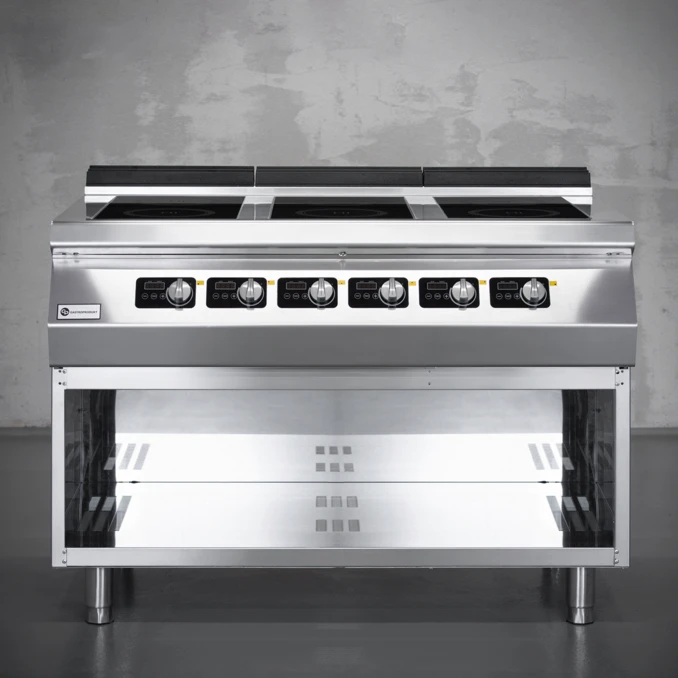 Kuchnia indukcyjna gastronomiczna 6-polowa | TIGER 700 | 18 kW | PREMIUM