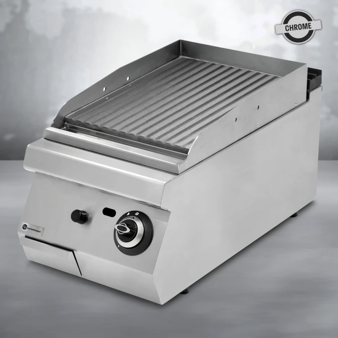 Grill gazowy – płyta ryflowana chromowana MINI | TIGER 700 | PREMIUM