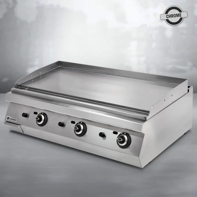 Grill gazowy – płyta gładka chromowana MAXI | TIGER 900 | PREMIUM