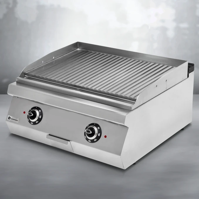 Grill elektryczny – płyta ryflowana MEDIUM | TIGER 700 | PREMIUM