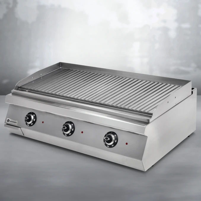 Grill elektryczny – płyta ryflowana MAXI | TIGER 900 | PREMIUM
