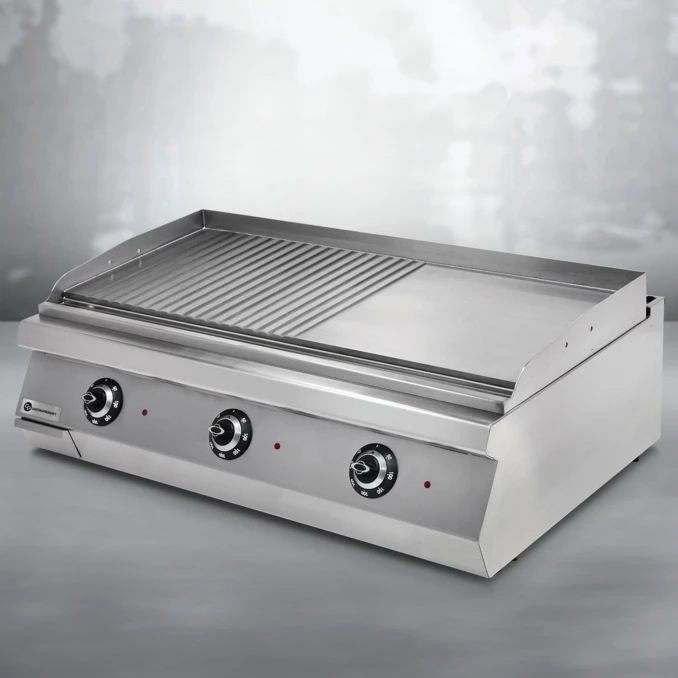 Grill elektryczny – płyta gładka + ryflowana MAXI | TIGER 700 | PREMIUM
