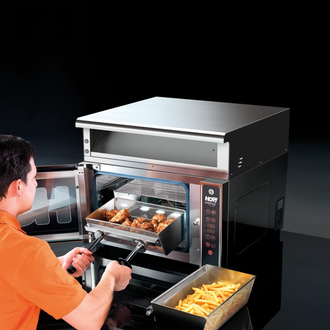 Piec do beztłuszczowego pieczenia frytek i nuggetsów GP.HOP AIR PRO | 400V + System Clean