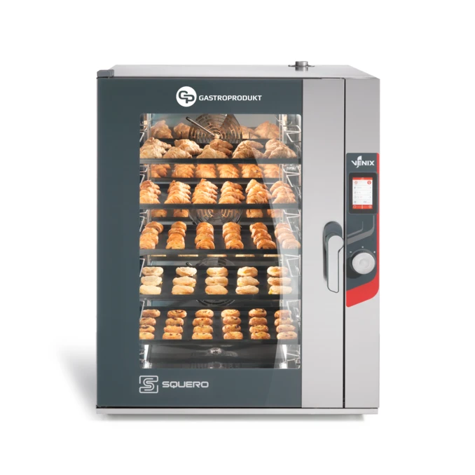 Piec piekarniczy GP | VENIX – 6 x Blachy 400x600 mm SQUERO TOUCH | NORMAL + Komora wzrostowa | garownik - 8 x Blachy 400x600 mm