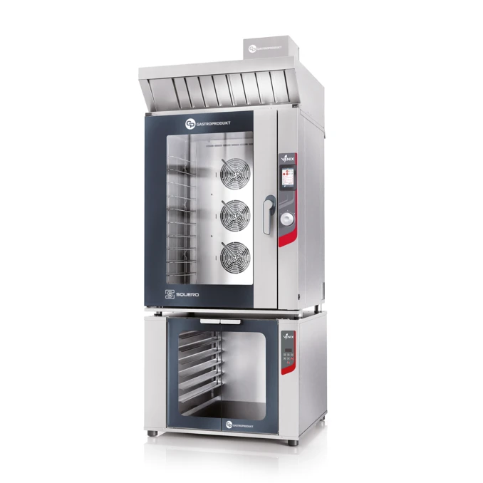 Piec piekarniczy GP | VENIX – 6 x Blachy 400x600 mm SQUERO TOUCH | NORMAL + Komora wzrostowa | garownik - 8 x Blachy 400x600 mm