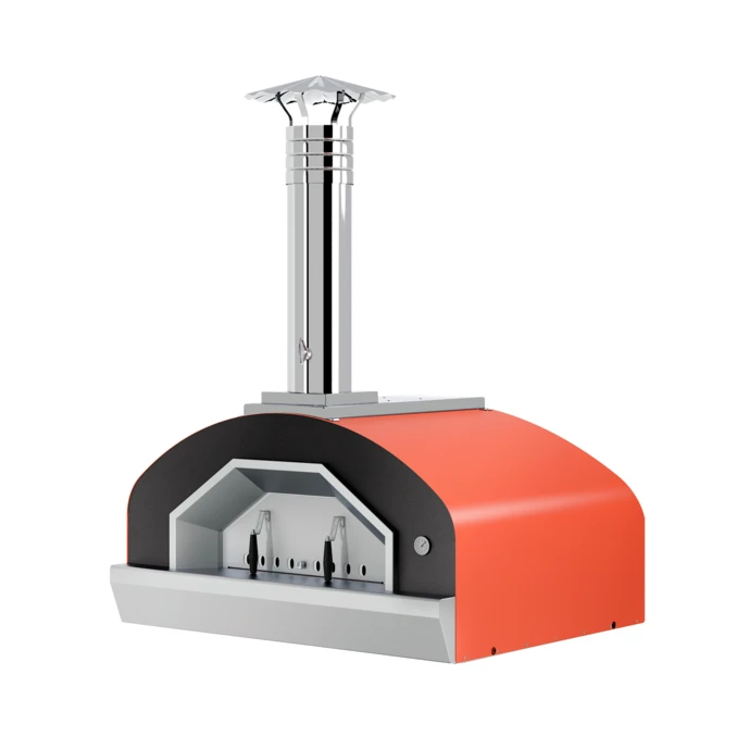 Piec do pizzy opalany drewnem | PROMETEO RED | FONTANA PREMIUM