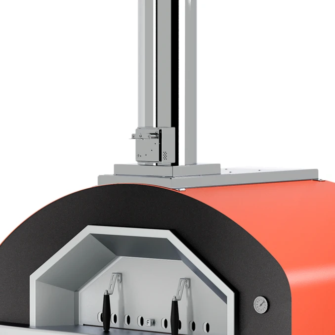 Piec do pizzy opalany drewnem | PROMETEO RED | FONTANA PREMIUM
