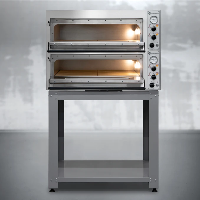 Piec do Pizzy 2- komorowy 6 x 33 cm | Rimini  Pro-66