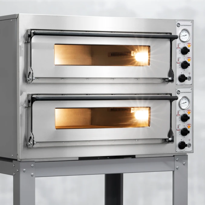 Piec do Pizzy 2- komorowy 6 x 33 cm | Rimini  Pro-66