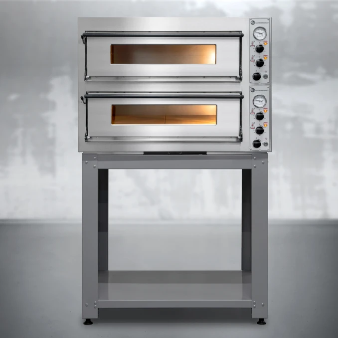 Piec do Pizzy 2- komorowy 6 x 33 cm | Rimini  Pro-66