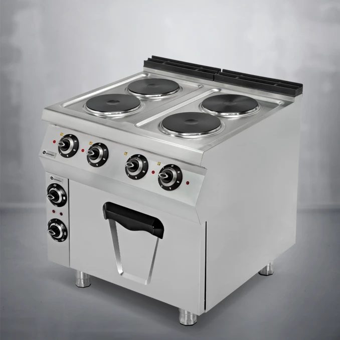 Kuchnia elektryczna, 4-polowa z piekarnikiem TIGER 700 – 8+9 kW | PREMIUM