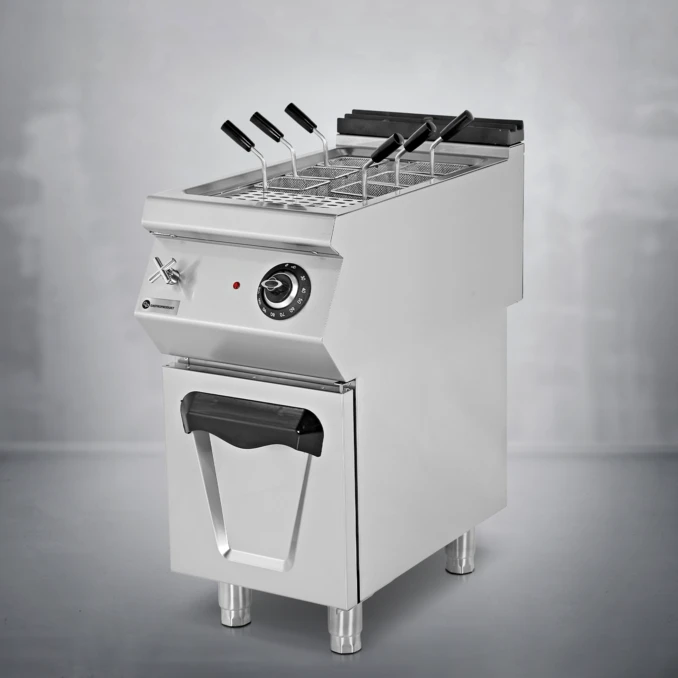 Makaroniarka elektryczna na podstawie zamkniętej z 6 koszami | TIGER 900 | PREMIUM