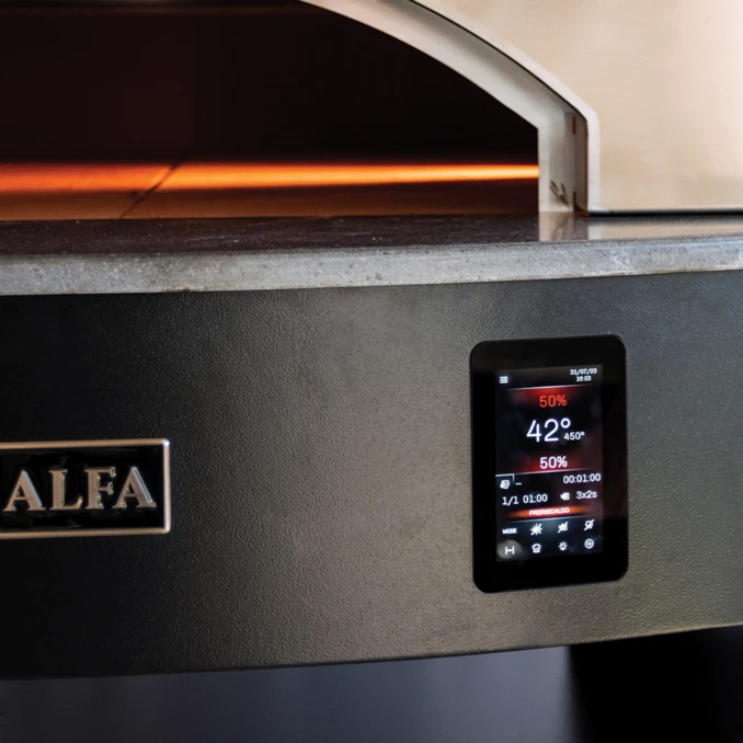 Piec do pizzy elektryczny | ALFA Forni ZENO 4 PIZZE | 500°C - BLACK