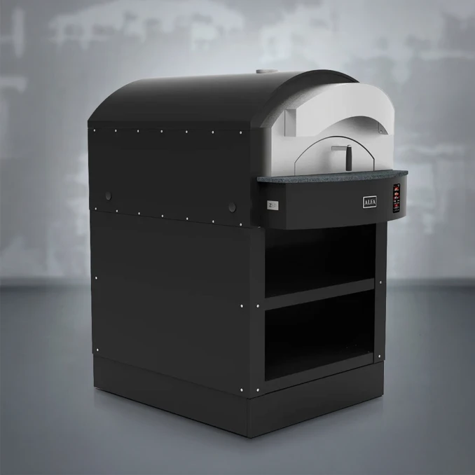 Piec do pizzy elektryczny | ALFA Forni ZENO 6 PIZZ | 500°C - BLACK
