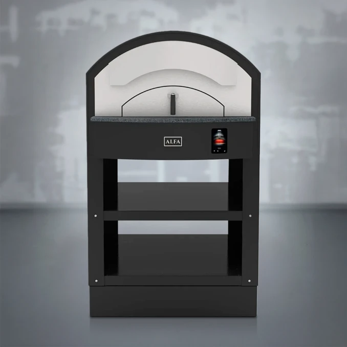 Piec do pizzy elektryczny | ALFA Forni ZENO 6 PIZZ | 500°C - BLACK